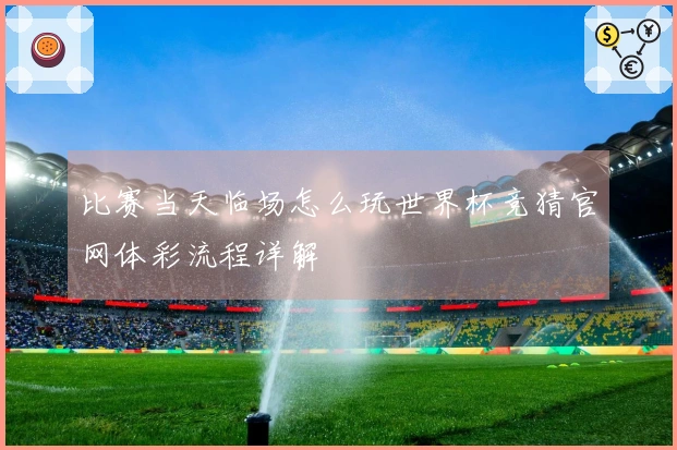 比赛当天临场怎么玩世界杯竞猜官网体彩流程详解